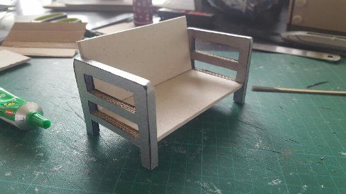 Carton 4 mm pour l assise et le dossier