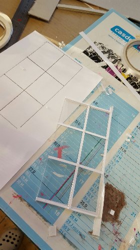 Portes fenêtres de la chambre en plexiglas